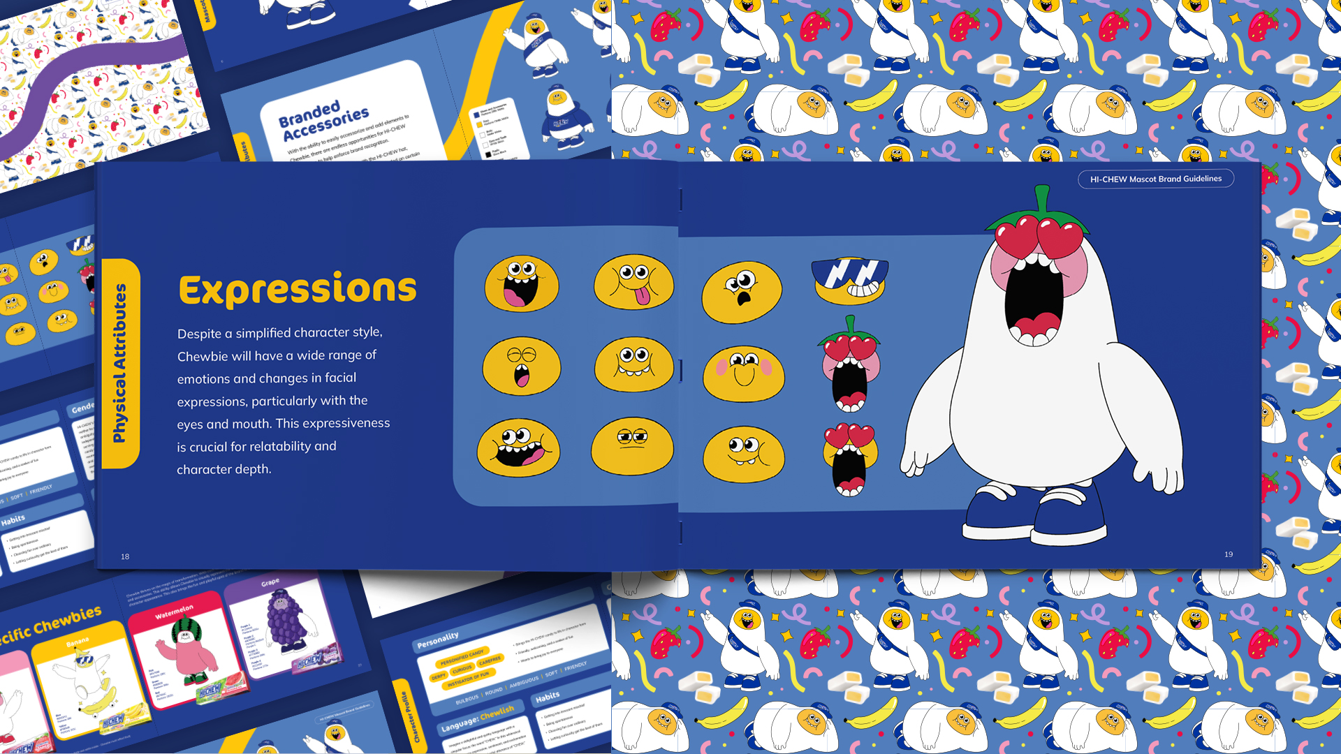 Mascot Development Brand Book Pages